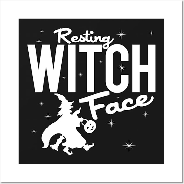 Resting Witch Face Wall Art by PopCultureShirts